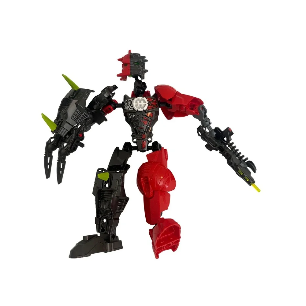 LEGO Hero Factory Splitface 6218‎ Villain Action Figure Red Black Complete